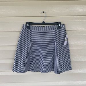 New! Michael Kors Skirt Black and White Striped Size 4